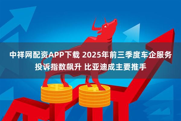 中祥网配资APP下载 2025年前三季度车企服务投诉指数飙升 比亚迪成主要推手